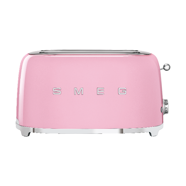 Smeg 50's Style brødrister 4x2 skiver Rosa | Skandinavisk Design | Rosa