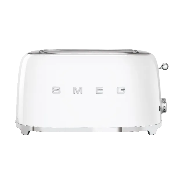 Smeg 50's Style brødrister 4x2 skiver Small, Hvit Smeg