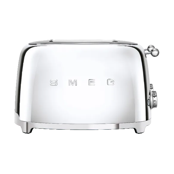 Smeg 50's Style brødrister 4x4 skiver, Krom Smeg