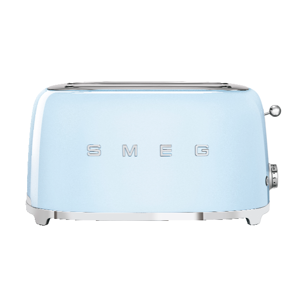 Smeg 50's Style brødrister 4x4 skiver Pastellblå | Skandinavisk Design | Blå