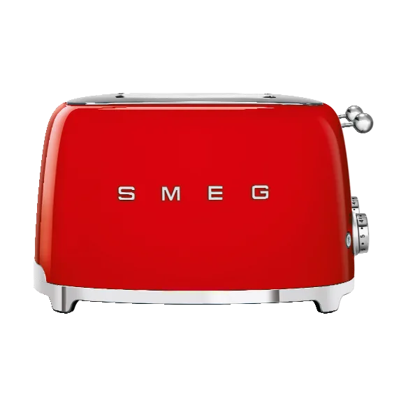 Smeg 50's Style brødrister 4x4 skiver, Rød Smeg
