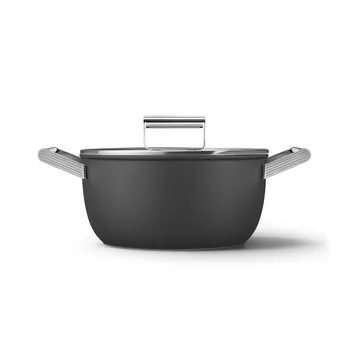 Smeg 50's style gryte keramisk Ø24 cm - Black - Smeg