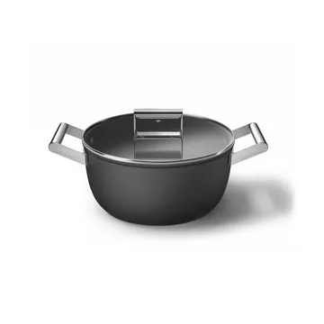Smeg 50's style gryte keramisk Ø24 cm - Black - Smeg