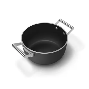 Smeg 50's style gryte keramisk Ø24 cm - Black - Smeg