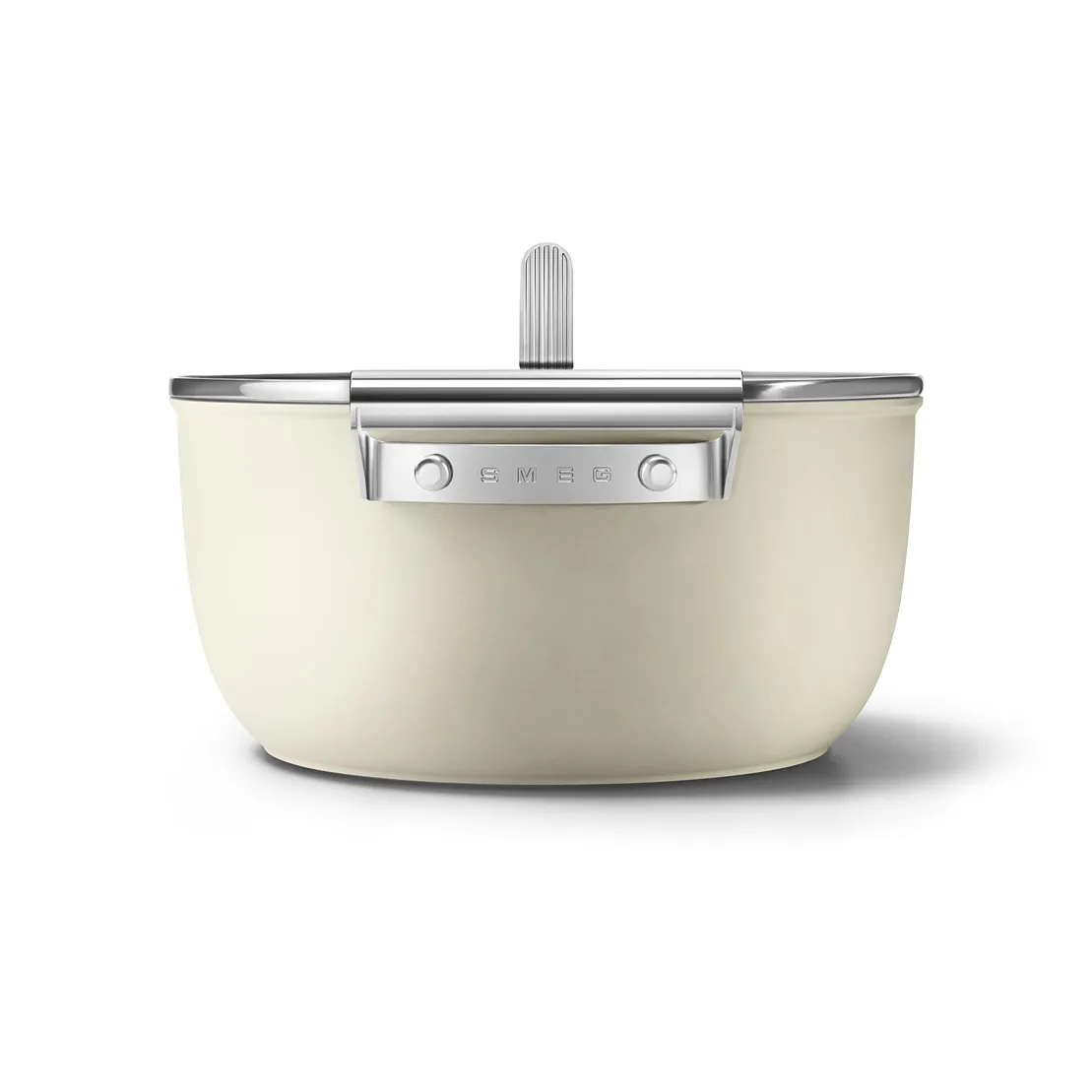 Smeg 50's style gryte keramisk Ø24 cm, Cream Smeg