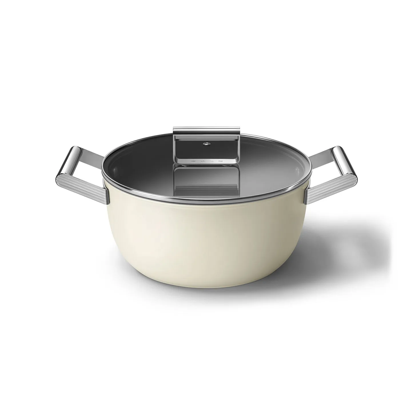 Smeg 50's style gryte keramisk Ø24 cm, Cream Smeg