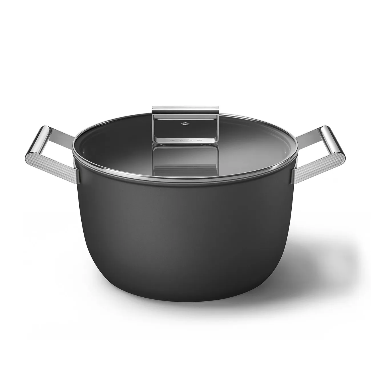 SMEG 50's Style gryte med lokk Ø 26 cm , Sort Smeg