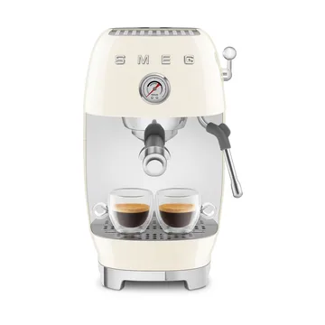 Smeg 50's style halvautomatisk espressomaskin ECF03 - Cream - Smeg