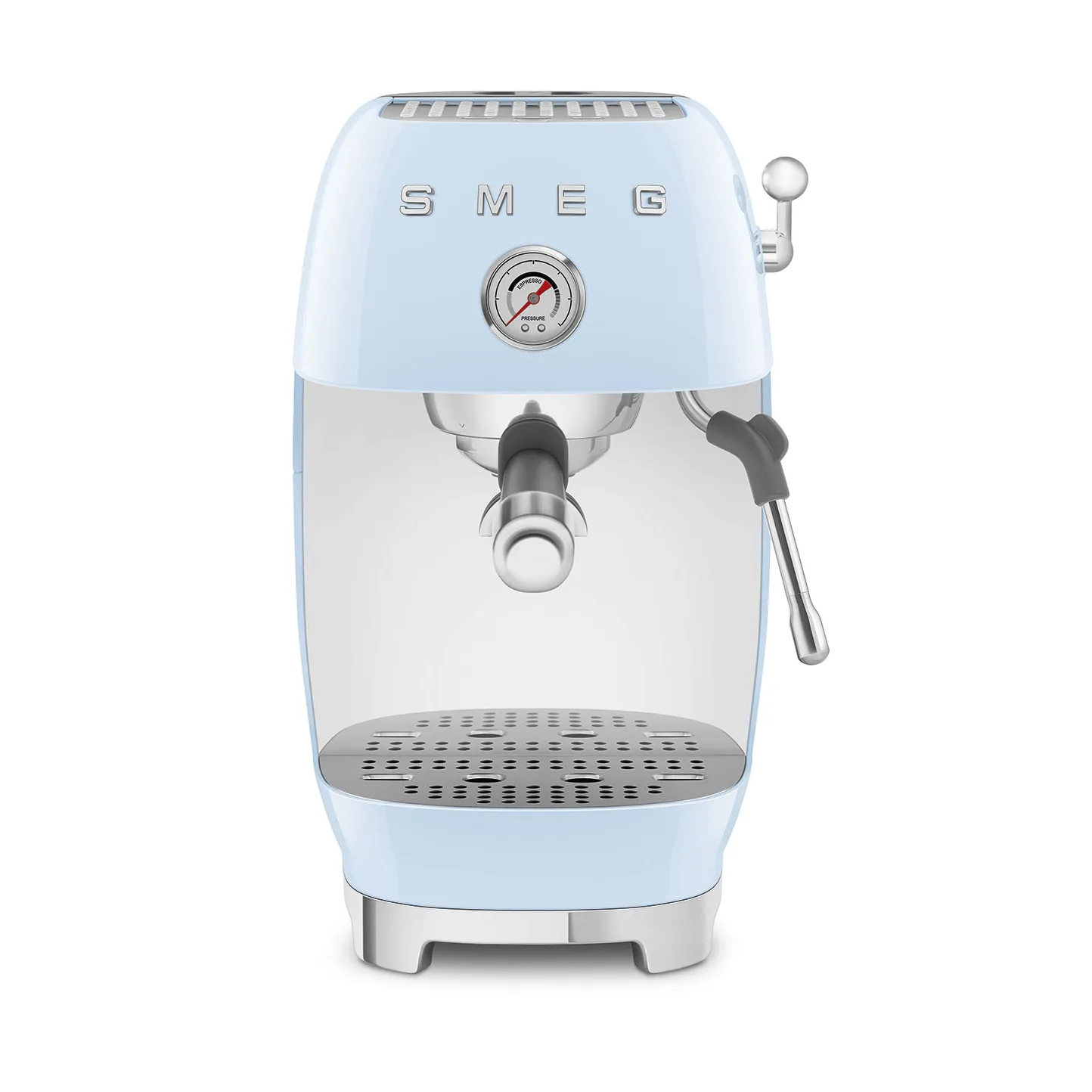 Smeg 50's style halvautomatisk espressomaskin ECF03, Pastel blue Smeg
