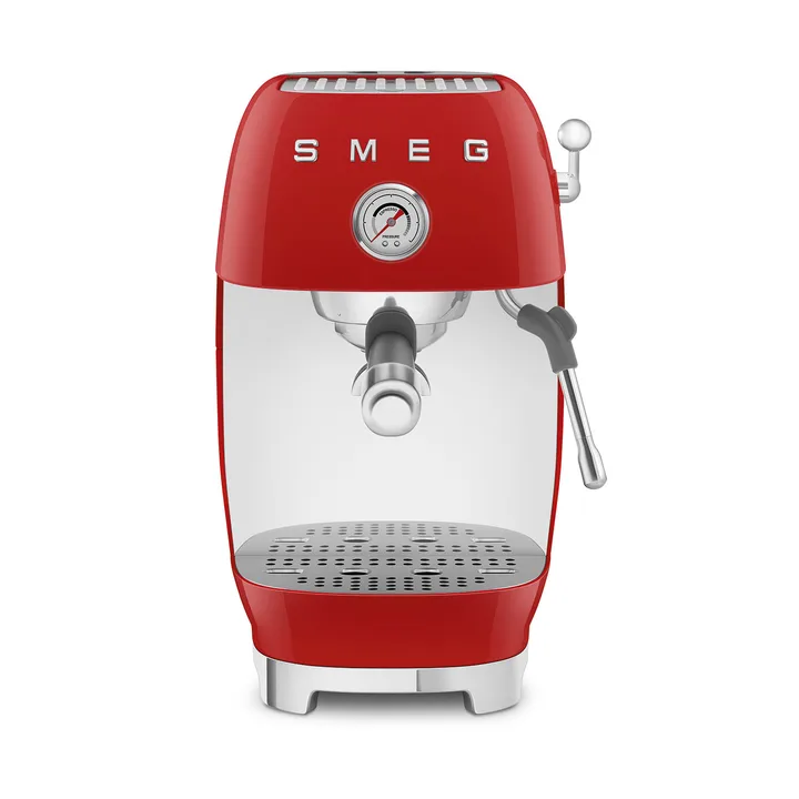 Smeg 50's style halvautomatisk espressomaskin ECF03 - Red - Smeg
