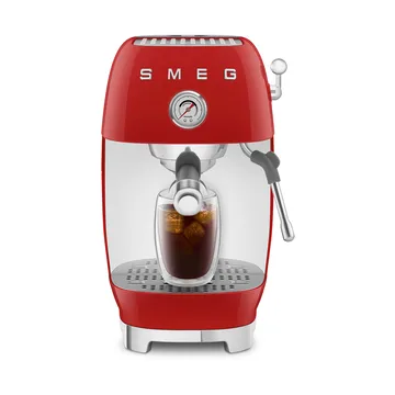 Smeg 50's style halvautomatisk espressomaskin ECF03 - Red - Smeg