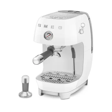 Smeg 50's style halvautomatisk espressomaskin ECF03 - White - Smeg