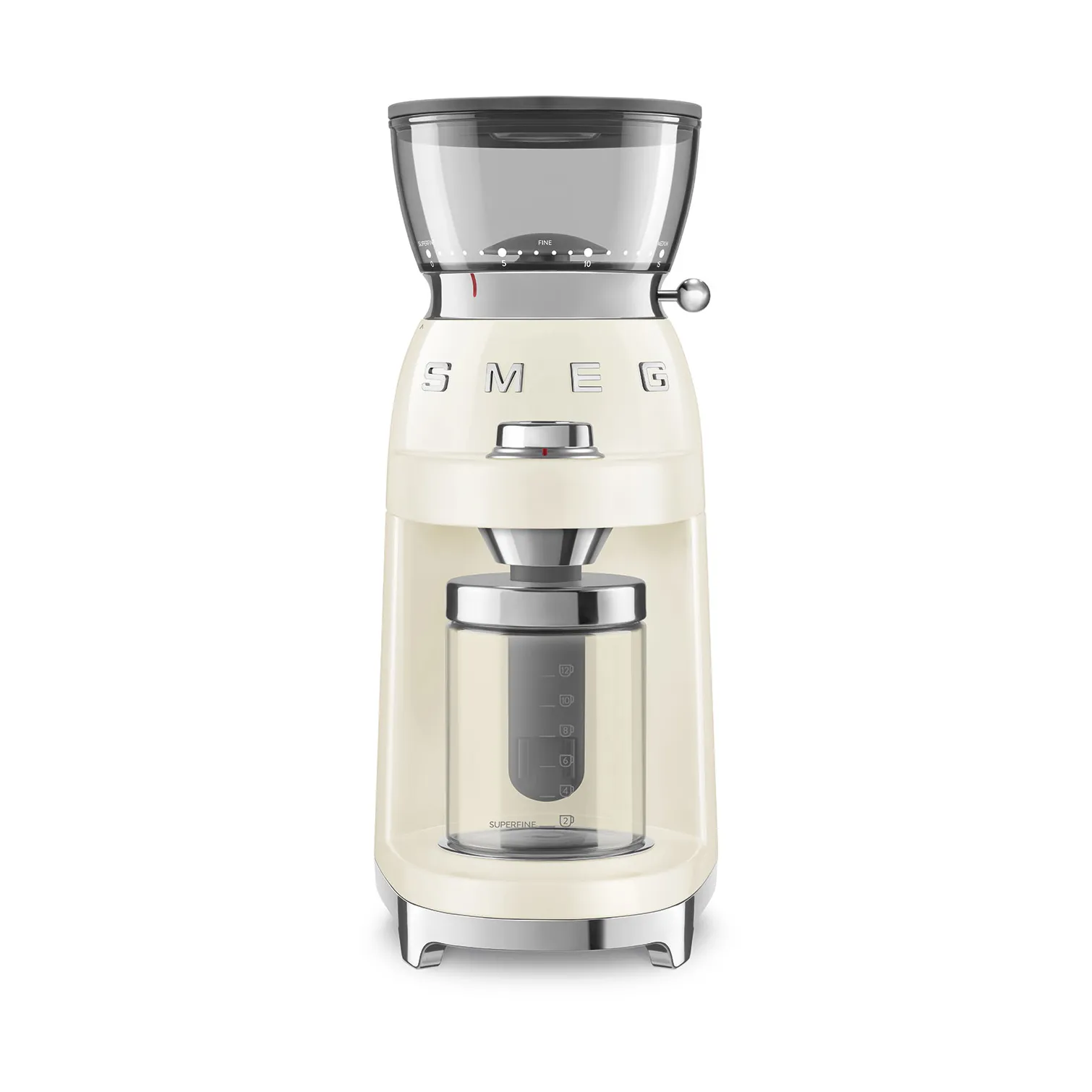 Smeg 50's style kaffekvern CGF03, Cream Smeg