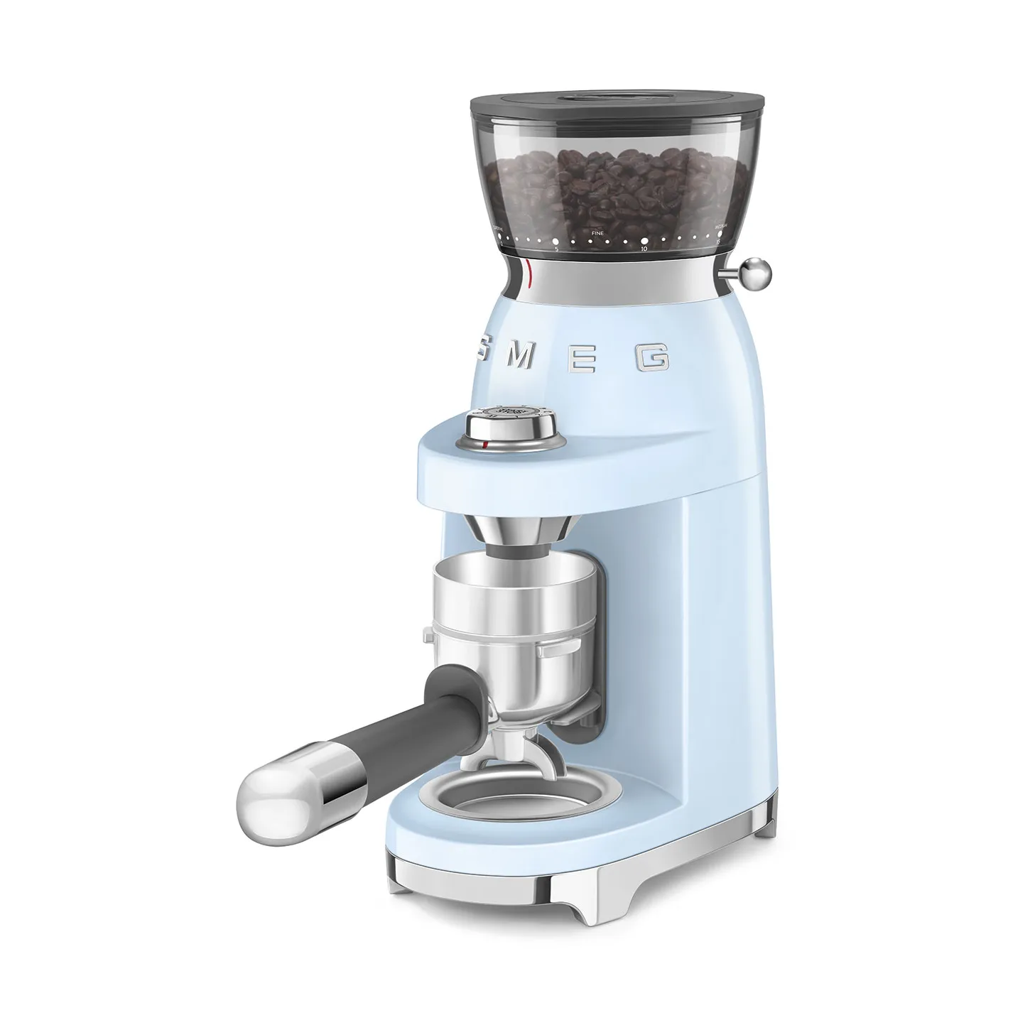 Smeg 50's style kaffekvern CGF03, Pastel blue Smeg