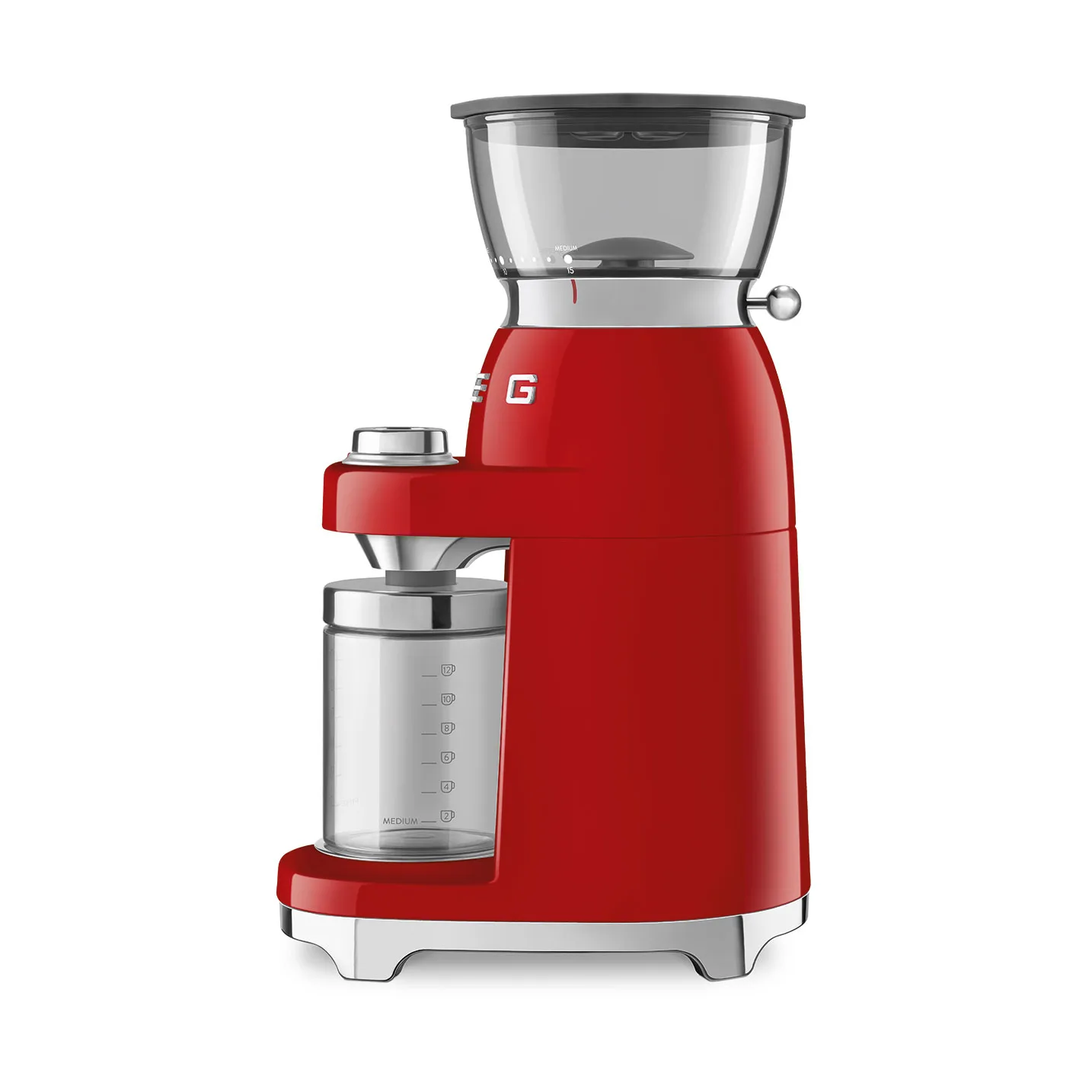 Smeg 50's style kaffekvern CGF03, Red Smeg
