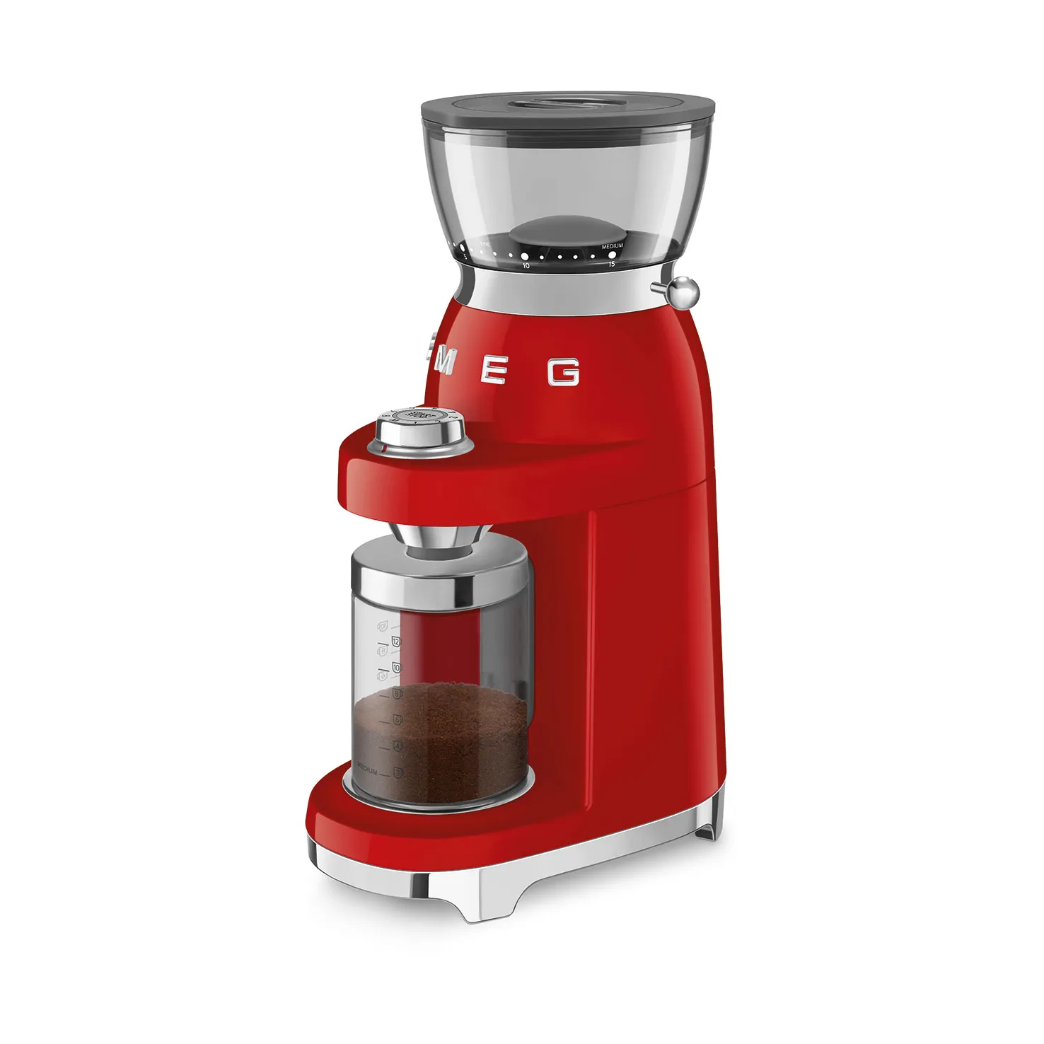 Smeg 50's style kaffekvern CGF03, Red Smeg