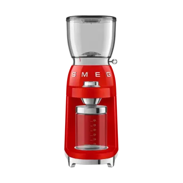 Smeg 50's Style kaffekvern med resirkulert materiale - Rød - Smeg
