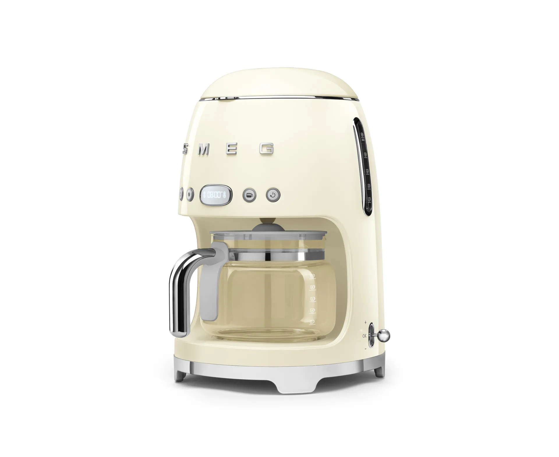 Smeg 50's Style kaffetrakter, Créme hvit Smeg