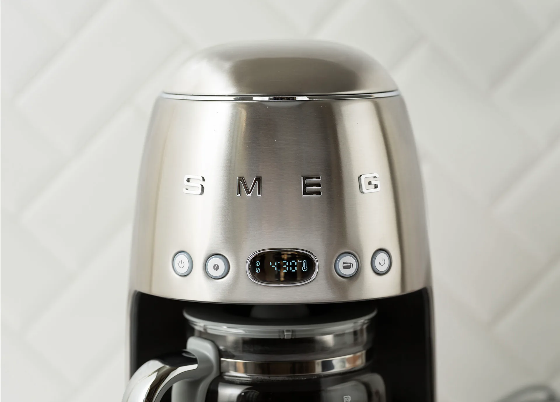 Smeg 50's Style kaffetrakter, Krom Smeg