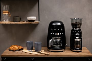 Smeg 50's Style kaffetrakter - Matt black - Smeg