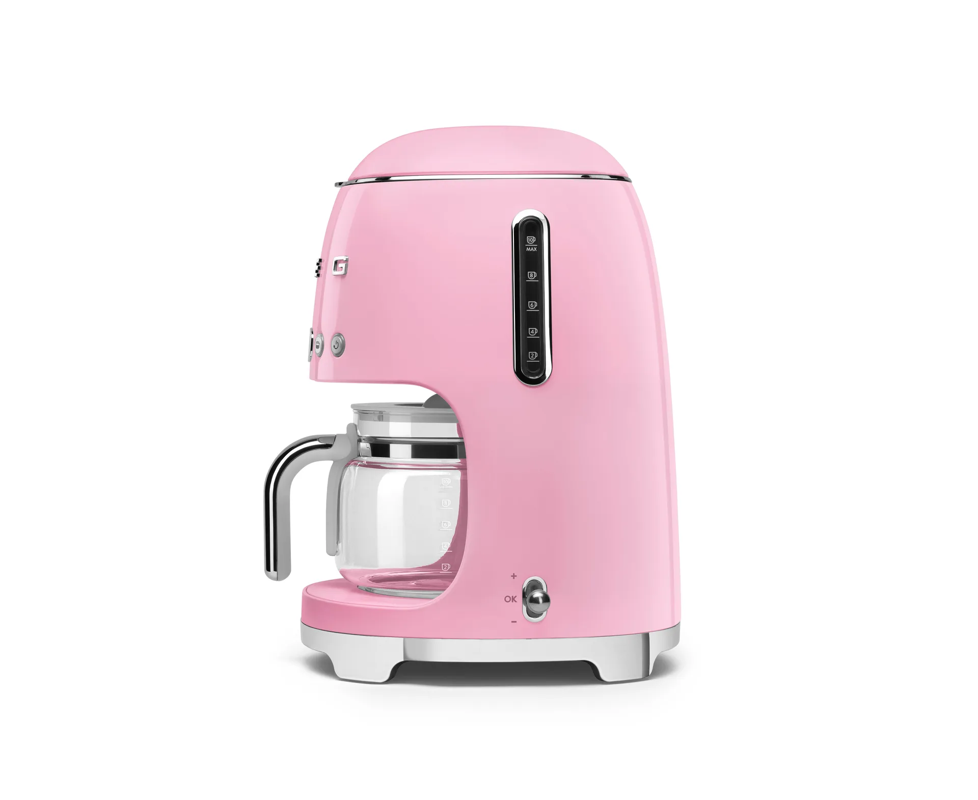 Smeg 50's Style kaffetrakter, Rosa Smeg