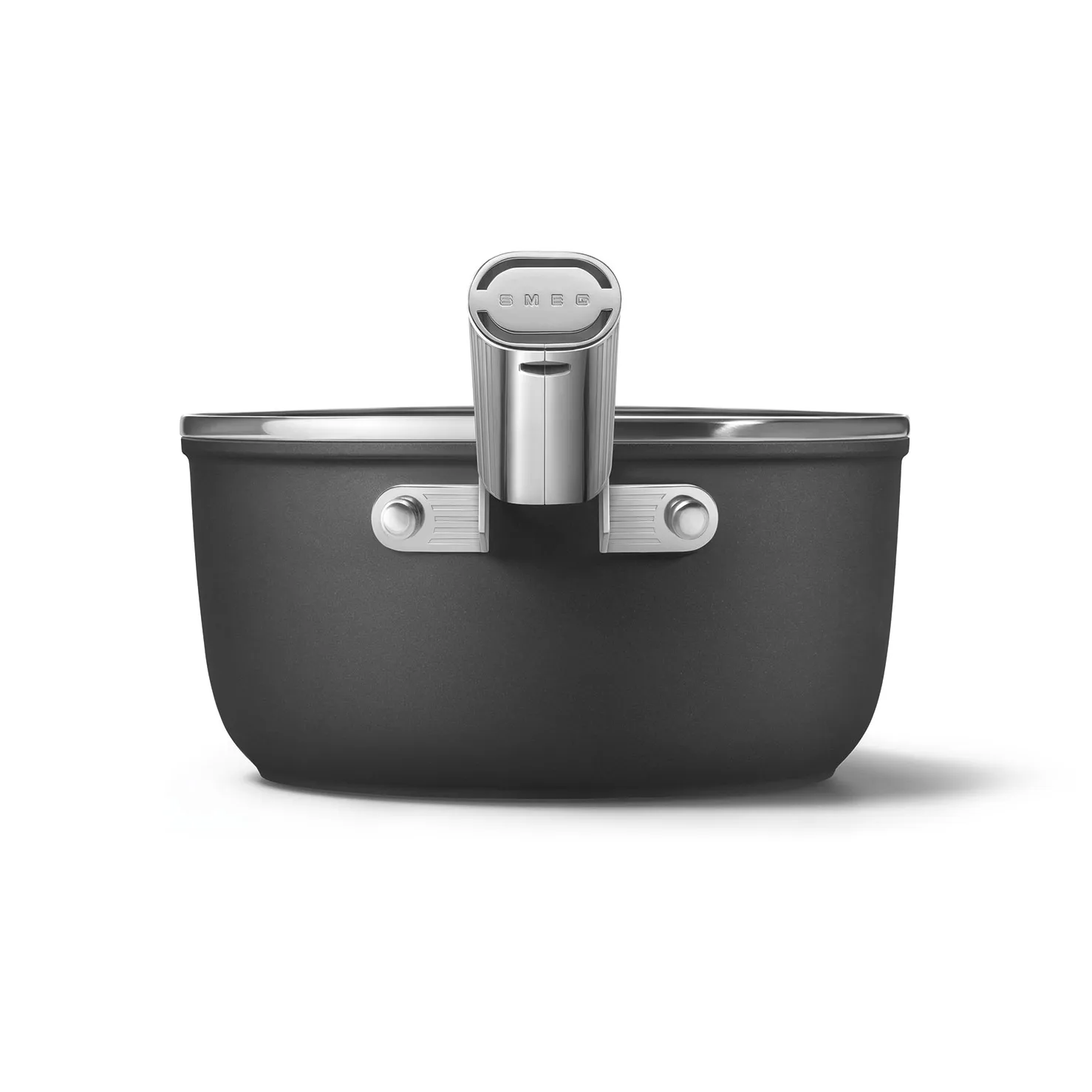 Smeg 50's style kasserolle keramisk Ø20 cm, Black Smeg