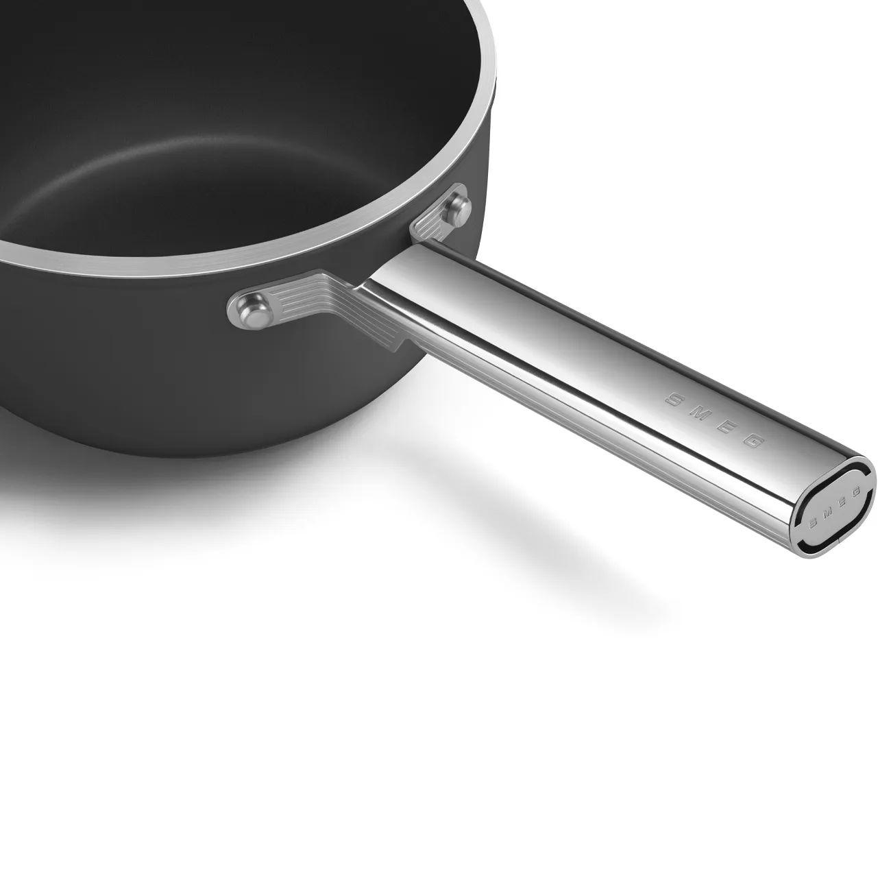 Smeg 50's style kasserolle keramisk Ø20 cm, Black Smeg