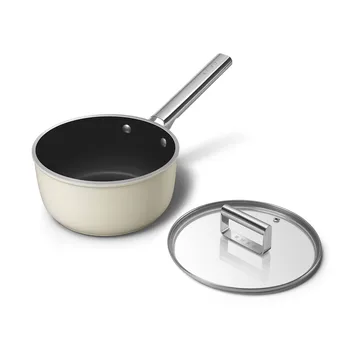 Smeg 50's style kasserolle keramisk Ø20 cm - Cream - Smeg