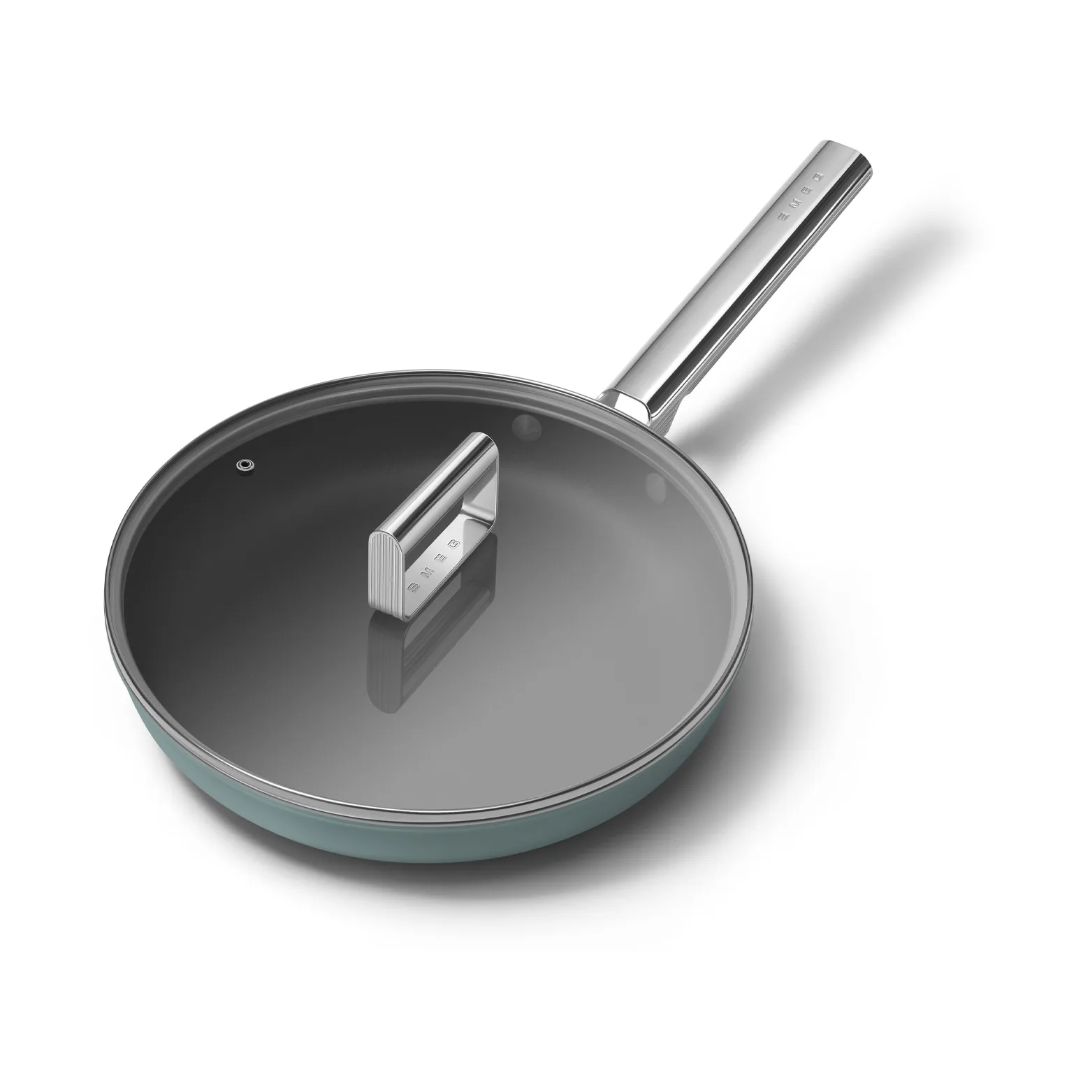 Smeg 50's style keramisk stekepanne Ø28 cm, Emerald green Smeg