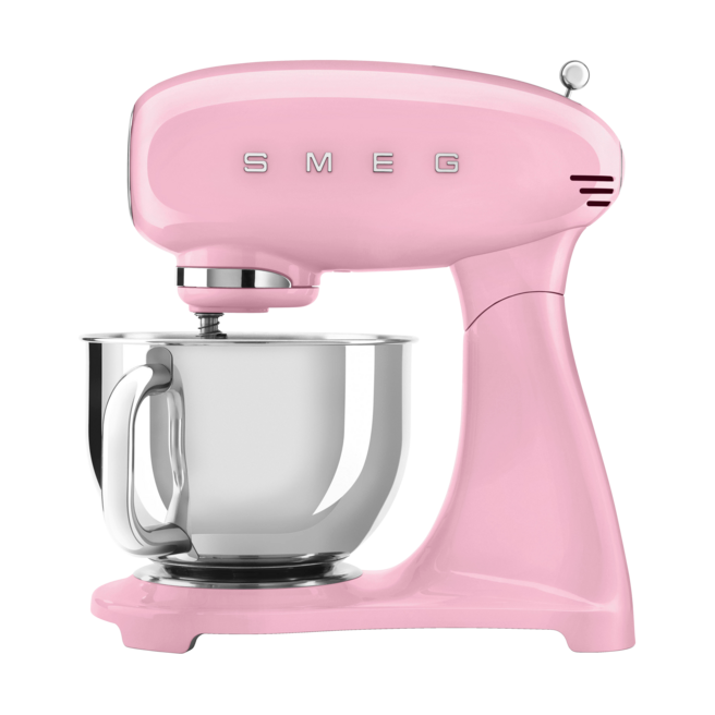 Smeg 50's Style kjøkkenmaskin 4,8 L Rosa | Skandinavisk Design | Rosa