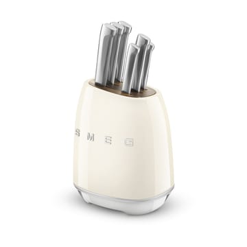 Smeg 50's Style knivsett 7 deler - Creme - Smeg