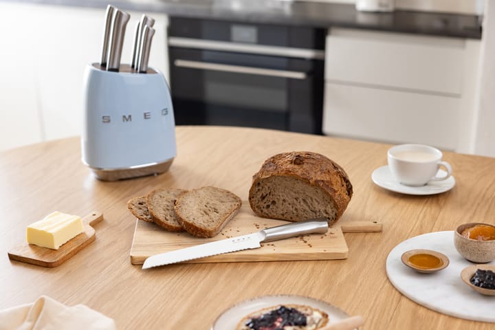 Smeg 50's Style knivsett 7 deler, Pastell blue Smeg