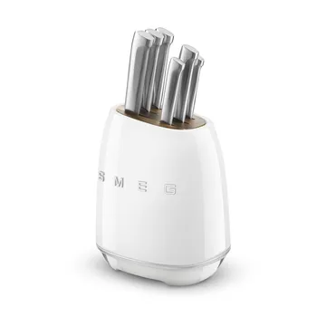 Smeg 50's Style knivsett 7 deler - White - Smeg