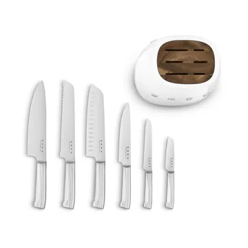 Smeg 50's Style knivsett 7 deler - White - Smeg