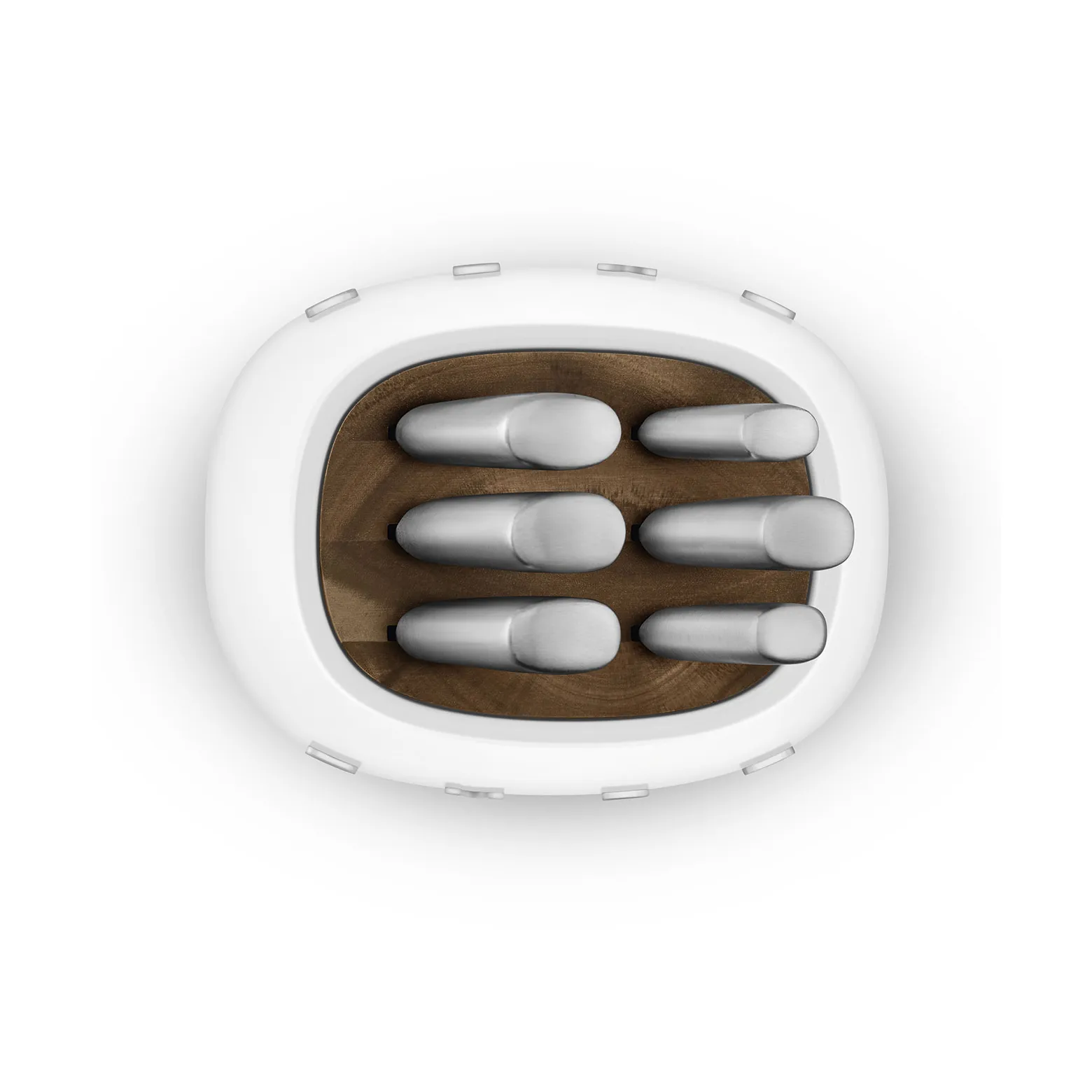 Smeg 50's Style knivsett 7 deler, White Smeg