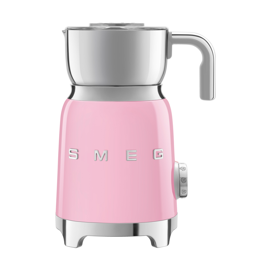 Smeg 50's Style melkeskummer 60 cl Rosa | Skandinavisk Design | Rosa
