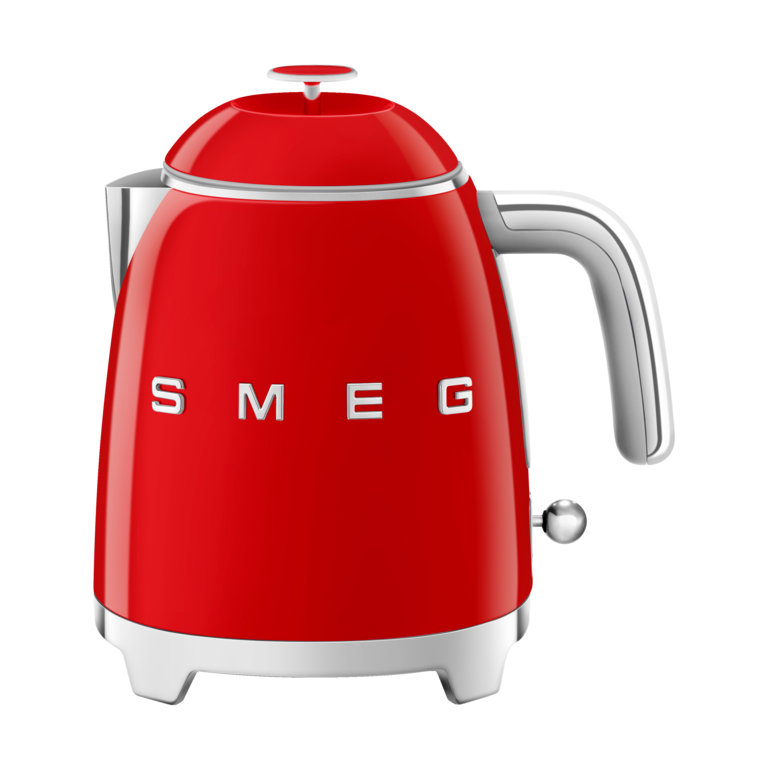 Smeg 50's Style Mini vannkoker 0,8 L Rød | Skandinavisk Design | Rød