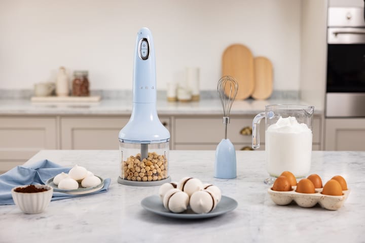 Smeg 50's Style stavmikser sett 4 deler, Pastell blue Smeg