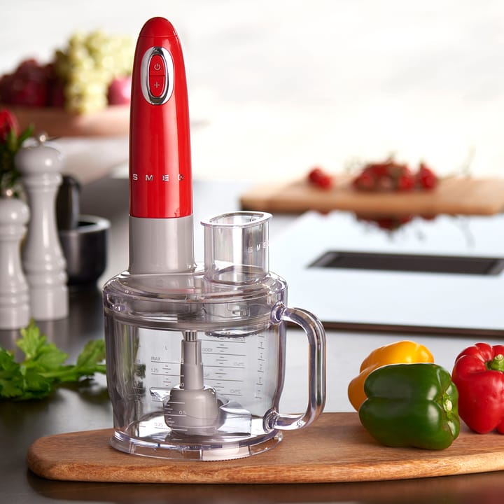 Smeg 50's Style stavmikser sett 4 deler, Red Smeg