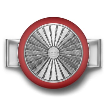 SMEG 50's Style traktørpanne med lokk Ø 28 cm - Rød - Smeg