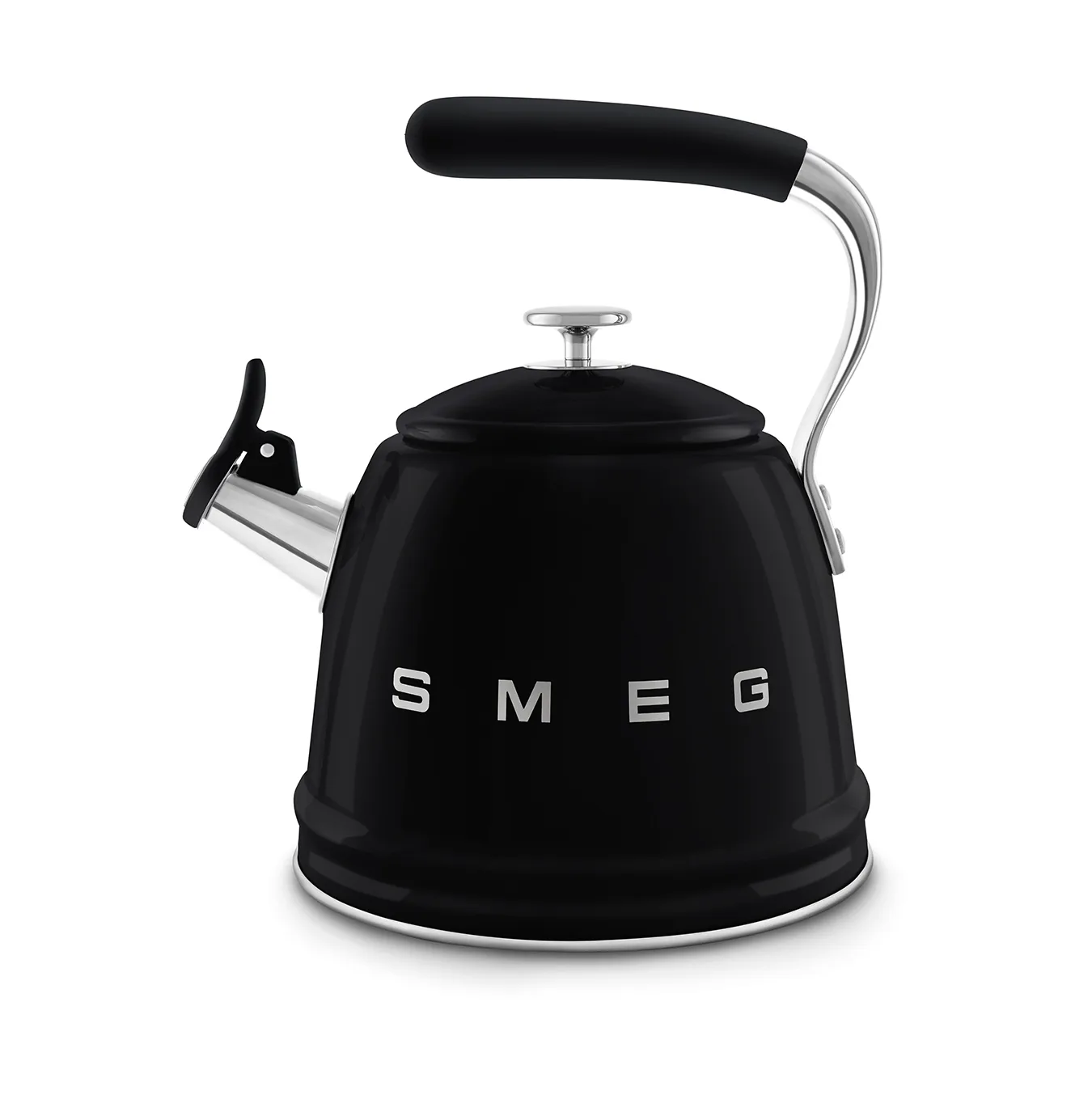 Smeg 50's Style Vannkoker med fløyte, Black Smeg