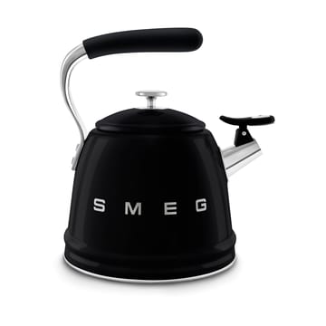 Smeg 50's Style Vannkoker med fløyte - Black - Smeg