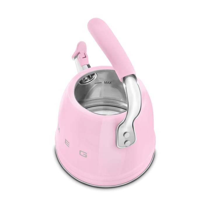 Smeg 50's Style Vannkoker med fløyte, Pink Smeg