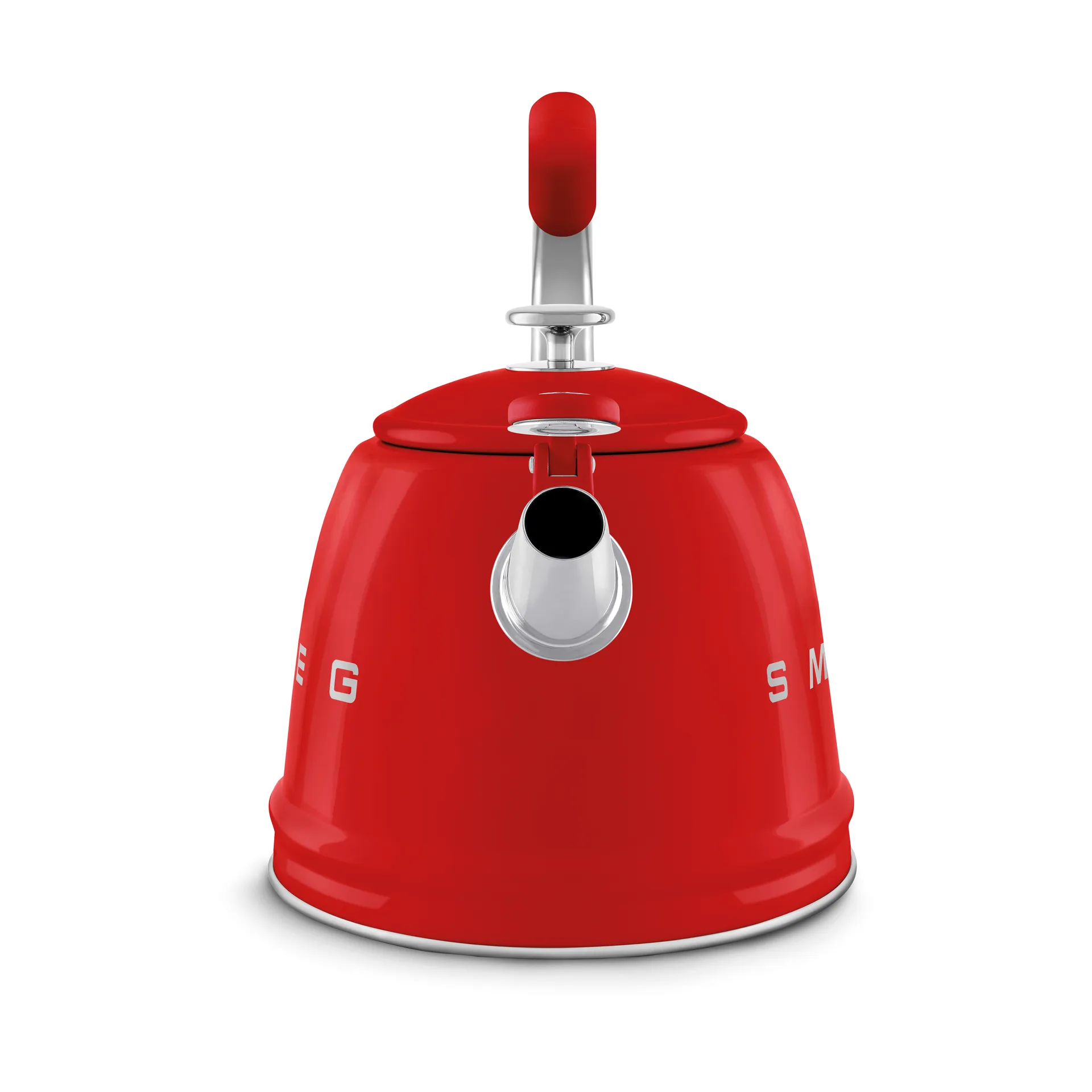 Smeg 50's Style Vannkoker med fløyte, Red Smeg