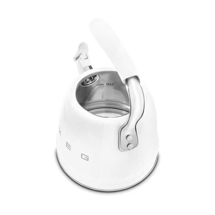 Smeg 50's Style Vannkoker med fløyte, White Smeg