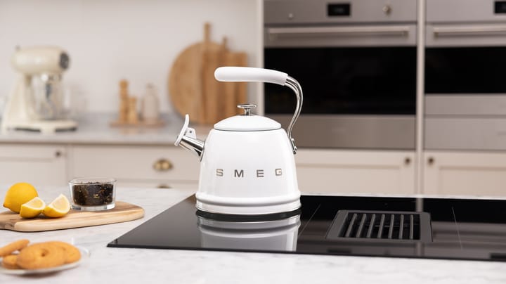 Smeg 50's Style Vannkoker med fløyte, White Smeg