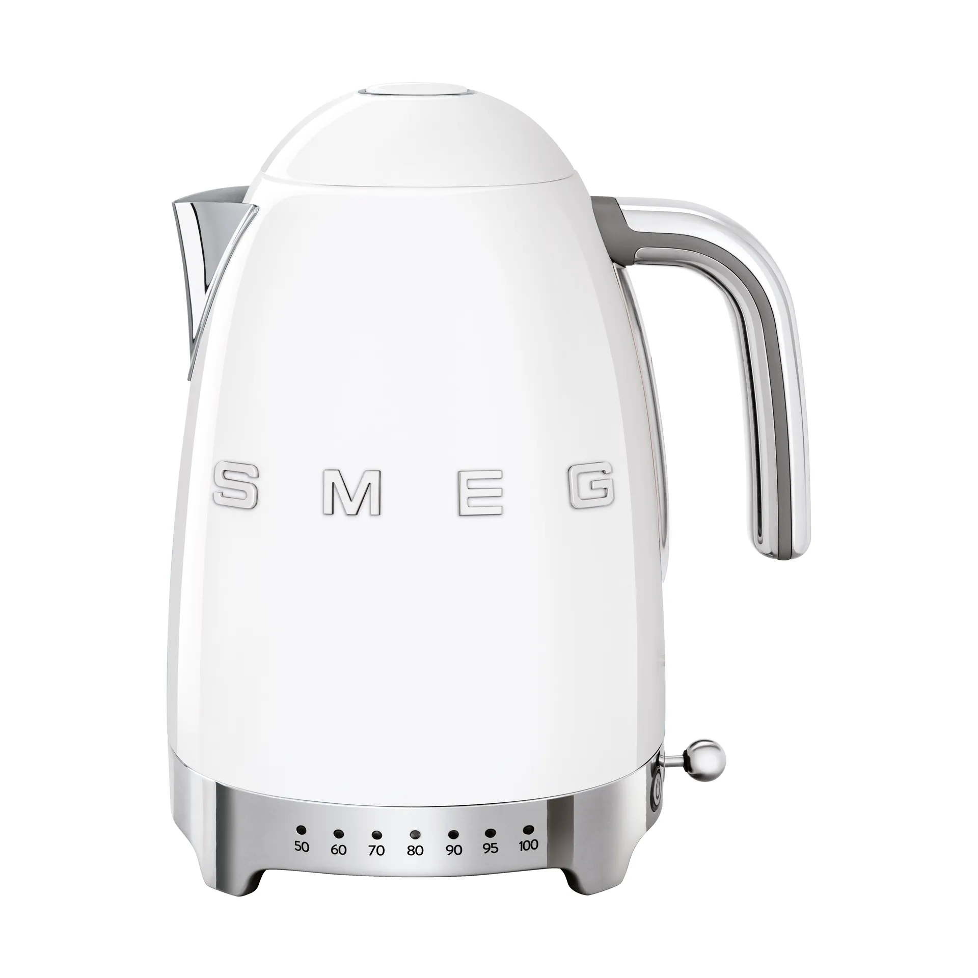 Smeg 50's Style vannkoker med variabel temperatur 1,7 L, Hvit Smeg