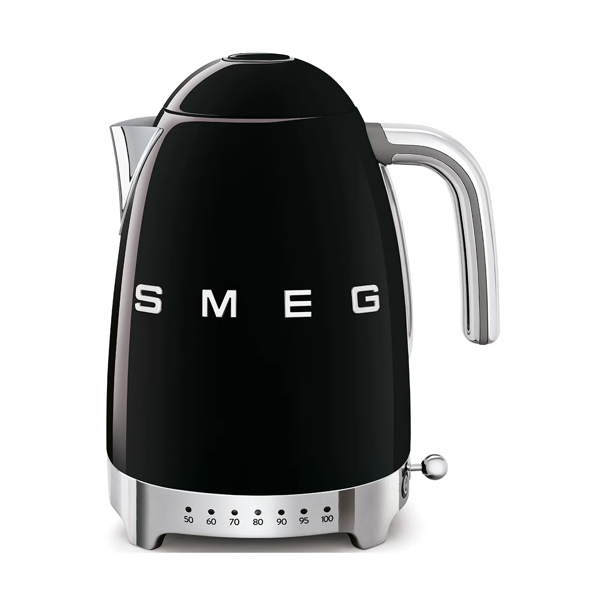 Smeg 50's Style vannkoker med variabel temperatur 1,7 L Svart