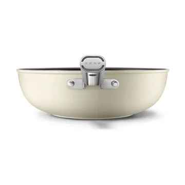 Smeg 50's style wokpanne keramisk Ø30 cm - Cream - Smeg