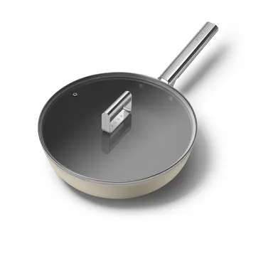 Smeg 50's style wokpanne keramisk Ø30 cm - Cream - Smeg